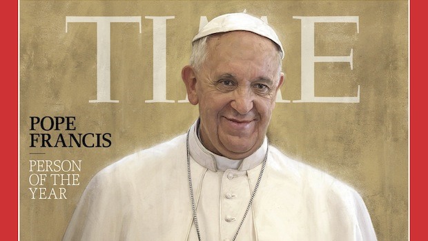 Congratz, Pope: Human of the year 